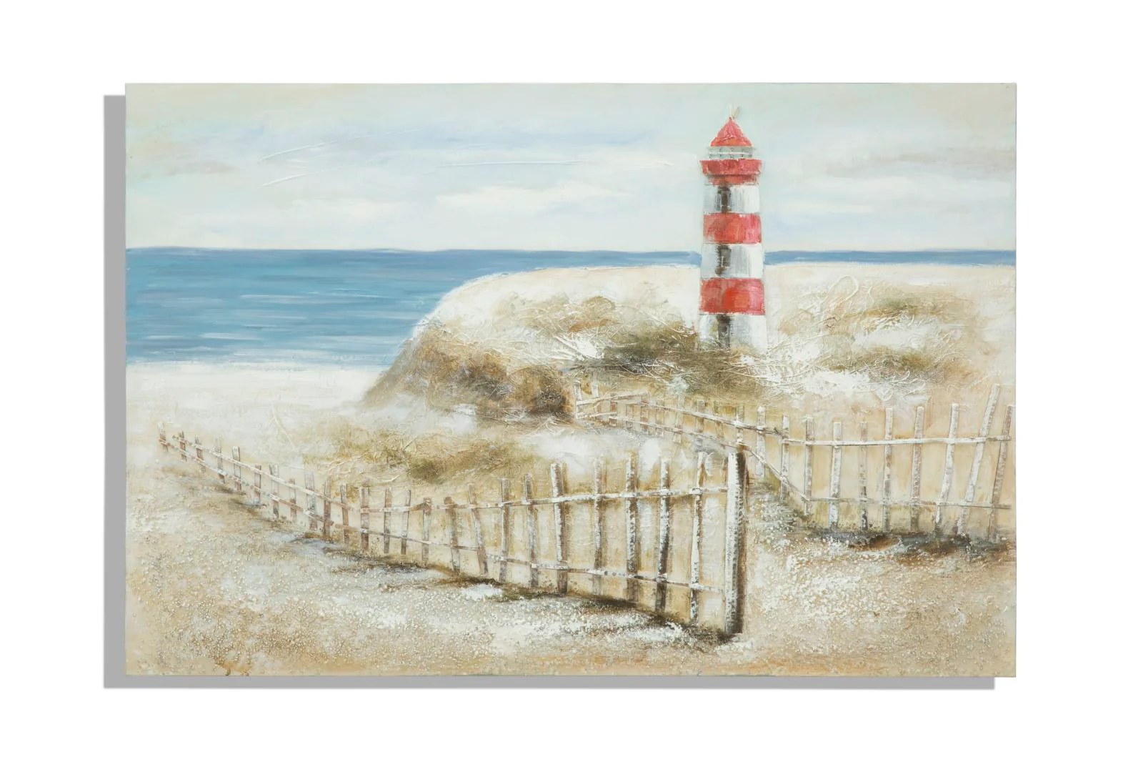 Dipinto su Tela Faro 120x3,7x80 cm in Alluminio Plastica e Canvas