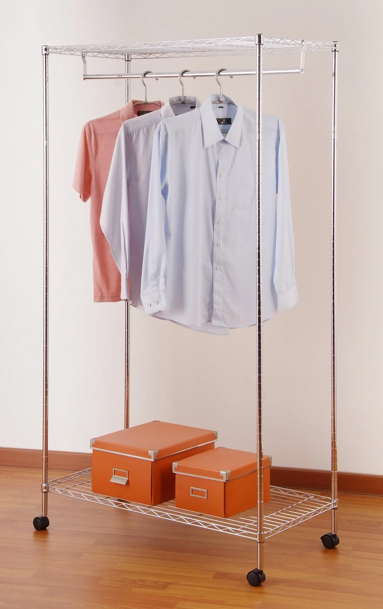 Stender Appendiabiti 91x46x165 cm in Acciaio Cromato