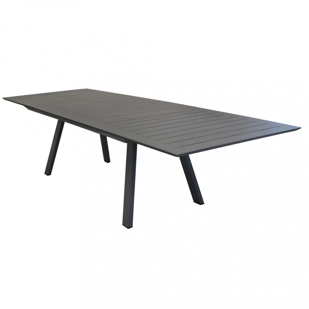 Tavolo Zante Allungabile 200/300x110x75 h cm in Alluminio Taupe
