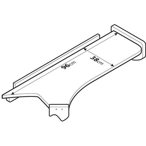 Long central table for dashboard - Stralis wide cab - Stralis Hi-Way wide cab - Stralis XP wide cab