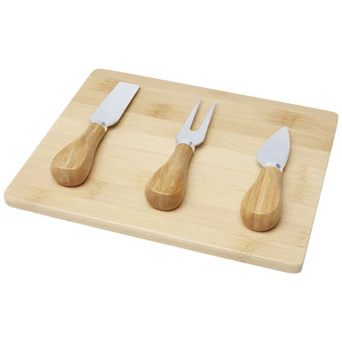 Tagliere e accessori per formaggio Ement in bambù - 113301