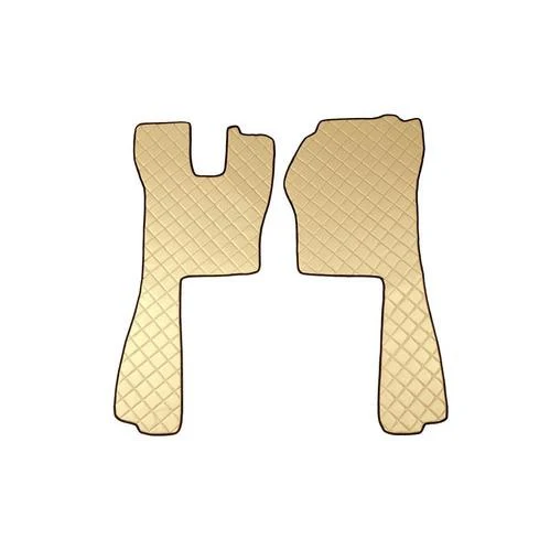 Pair of leatherette carpets - Cream - Scania R Series 5