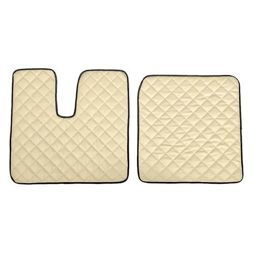 Pair of imitation leather carpets - Cream - Man TGX