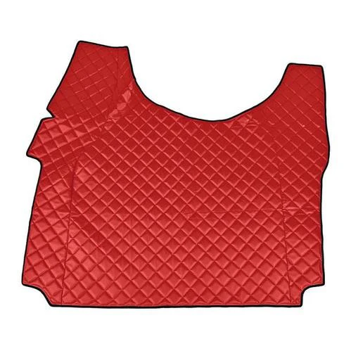 Leatherette central mat - Red - Renault T cab Night and Sleeper