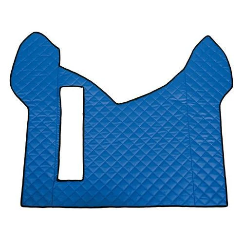 Imitation leather central mat - Blue - Renault Premium 2