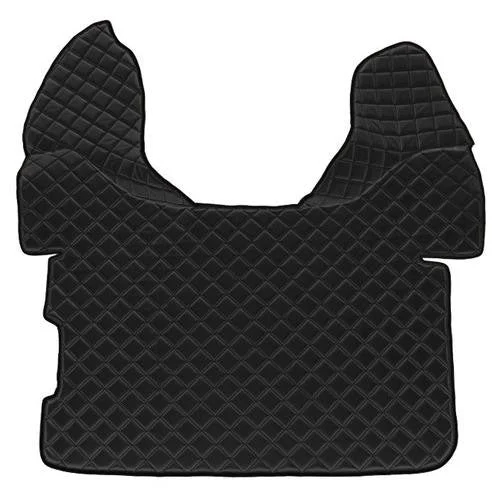 Central mat in imitation leather - Black - Daf XF 106 (up to 07/17) automatic