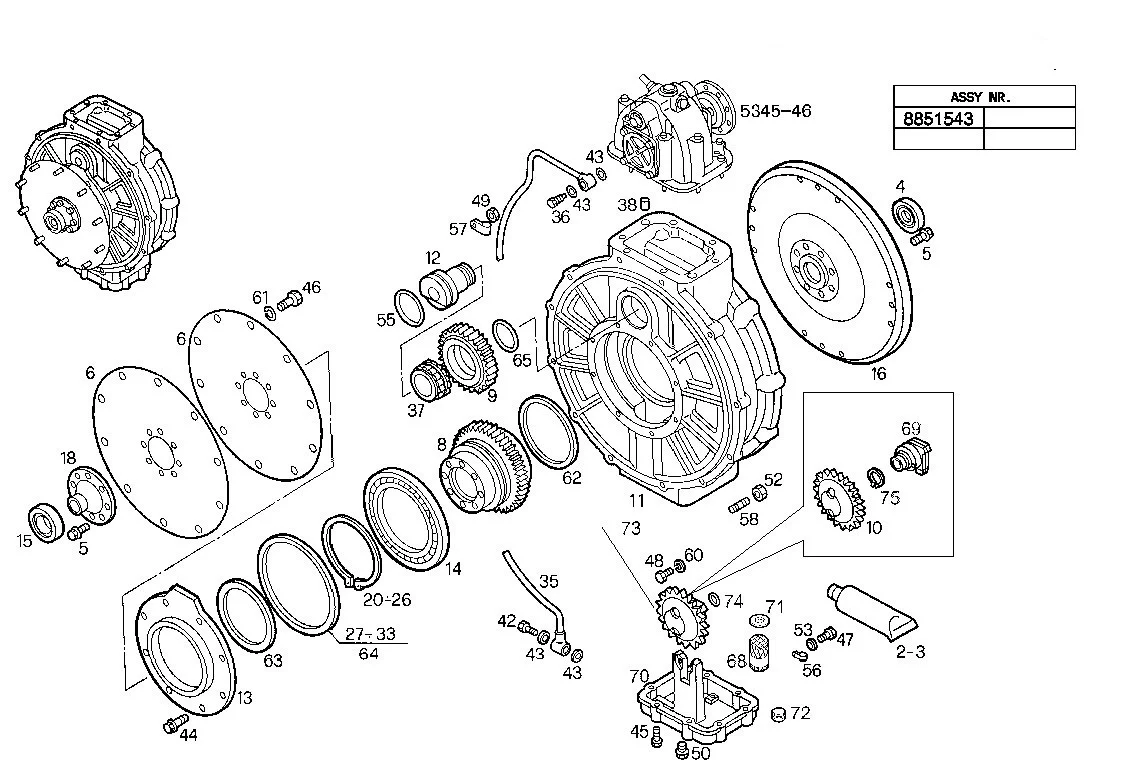 Iveco Astra PTO Oil Pump Kit