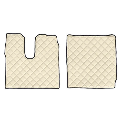 Pair of imitation leather carpets - Cream - Man TGX from 01/18