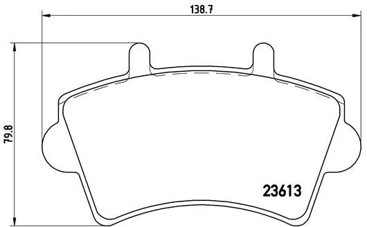 Master front pad set from 2000 and Movano 99