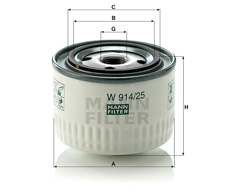 Mann Filter Transmission Filter for Renault
