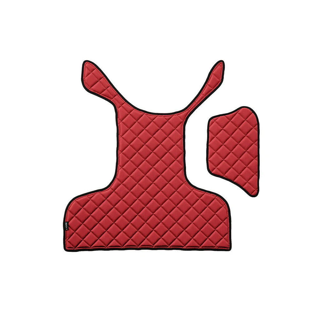 Leatherette center mat - Red - Volvo FM