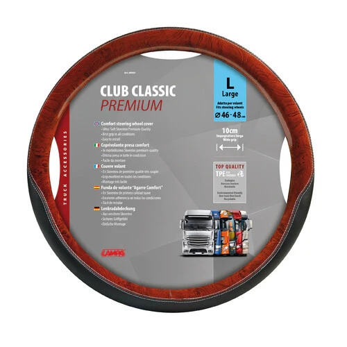 Club Classic, Skeentex steering wheel cover - L - Ø 46/48 cm