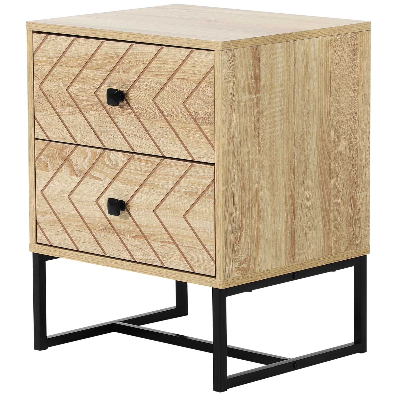 Comodino in Legno Stile Nordico ScandinavoNatural Wood