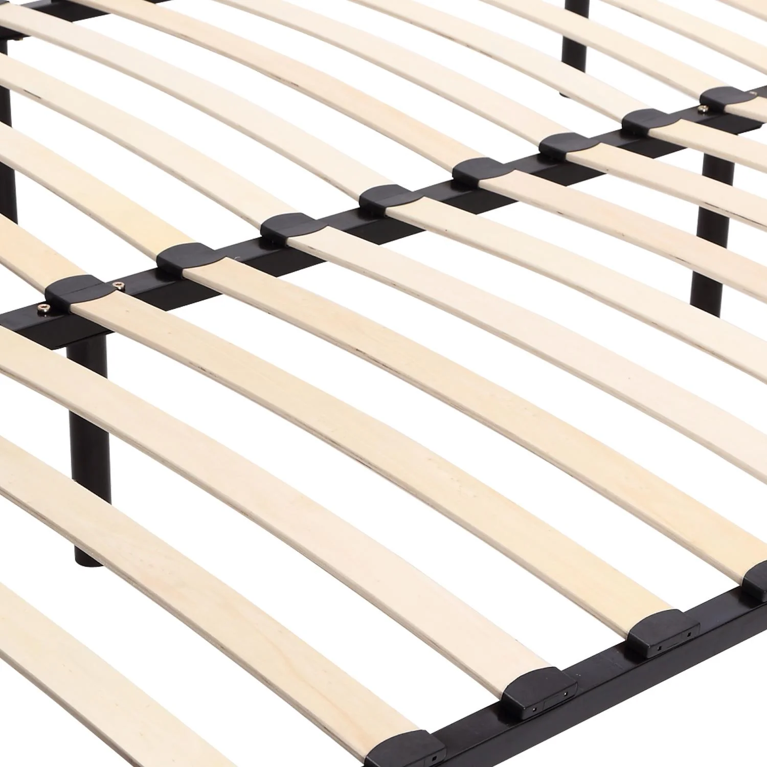 Rete Letto 26 Doghe in Legno di Pioppo,135x185x20 cmSlat