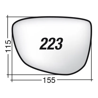 5-function left headlight with license plate light type NISSAN, RENAULT, DAF, OPEL