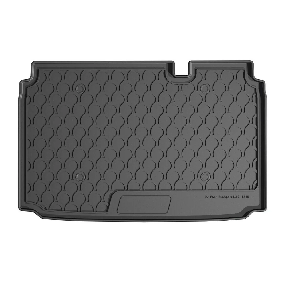 25202 - Vasca baule su misura in gomma sintetica - compatibile perFord Ecosport (02/18>06/23) pianale regolabile