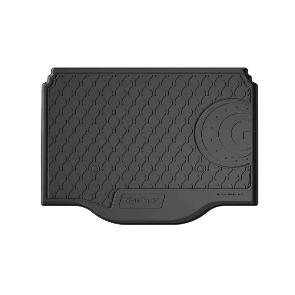 25253 - Vasca baule su misura in gomma sintetica - compatibile perOpel Mokka (11/12>03/16) -Opel Mokka X (04/16>12/19)