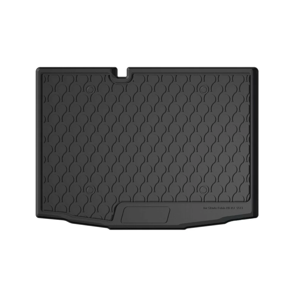 25261 - Vasca baule su misura in gomma sintetica - compatibile perSkoda Fabia 5p (02/15>08/21) baule basso