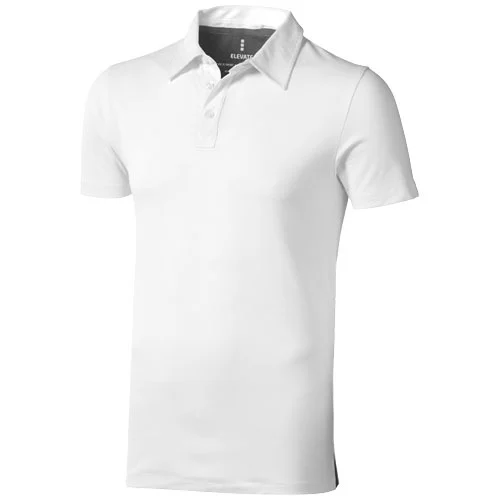 Polo Markham in tessuto elasticizzato a manica corta da uomo - 38084