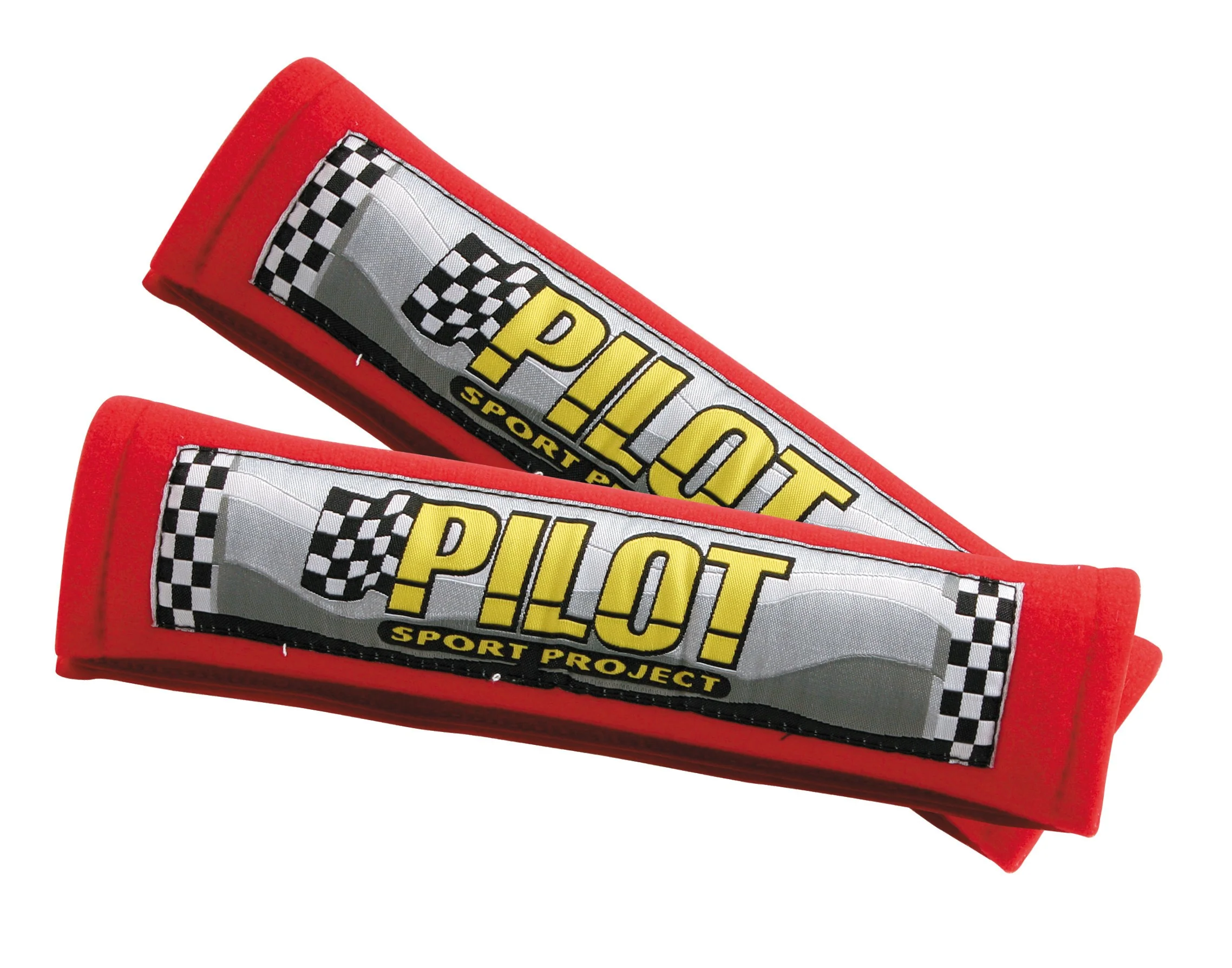Pilot, pair of seatbelt cushions - Red