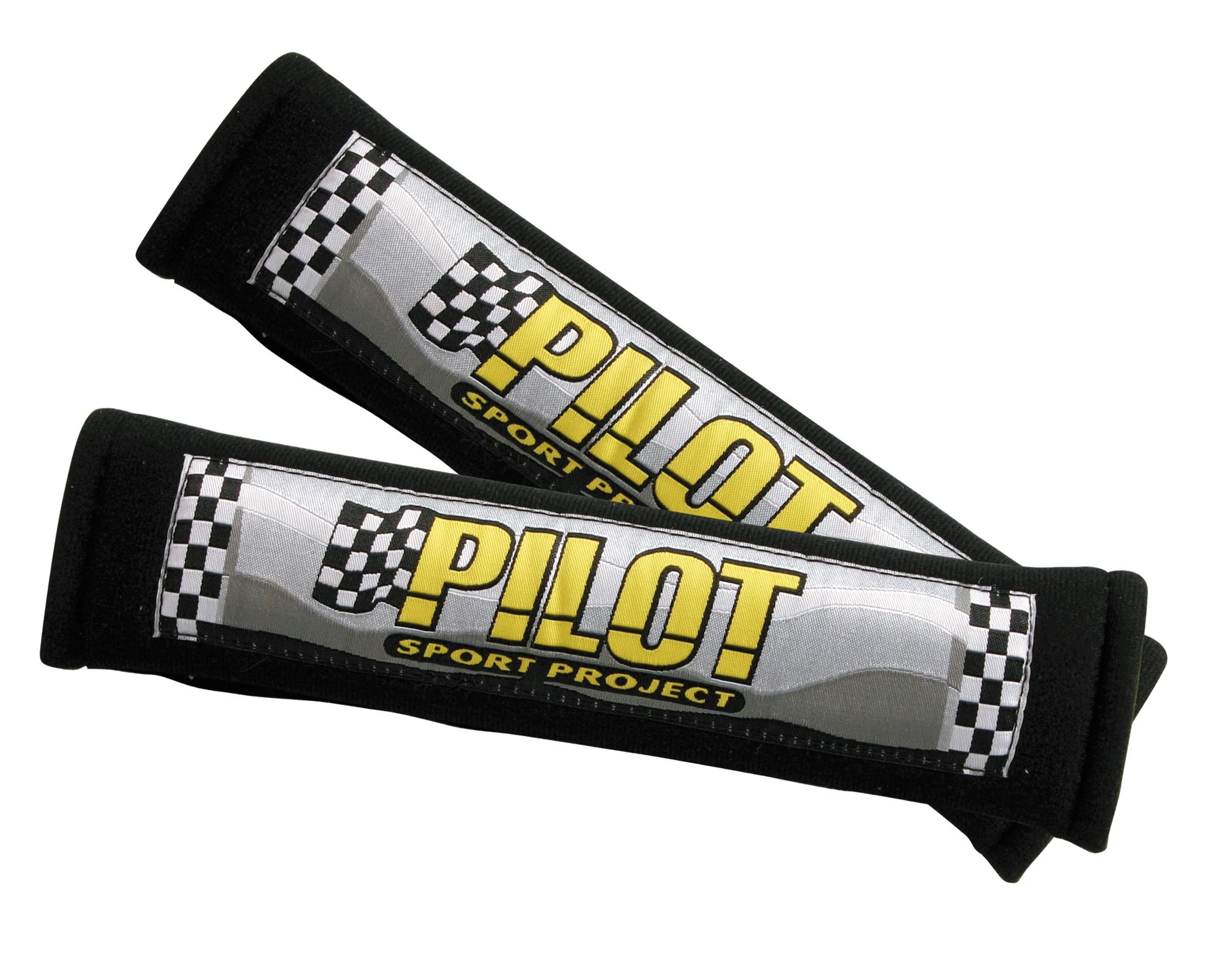 Pilot, pair of seatbelt cushions - Black