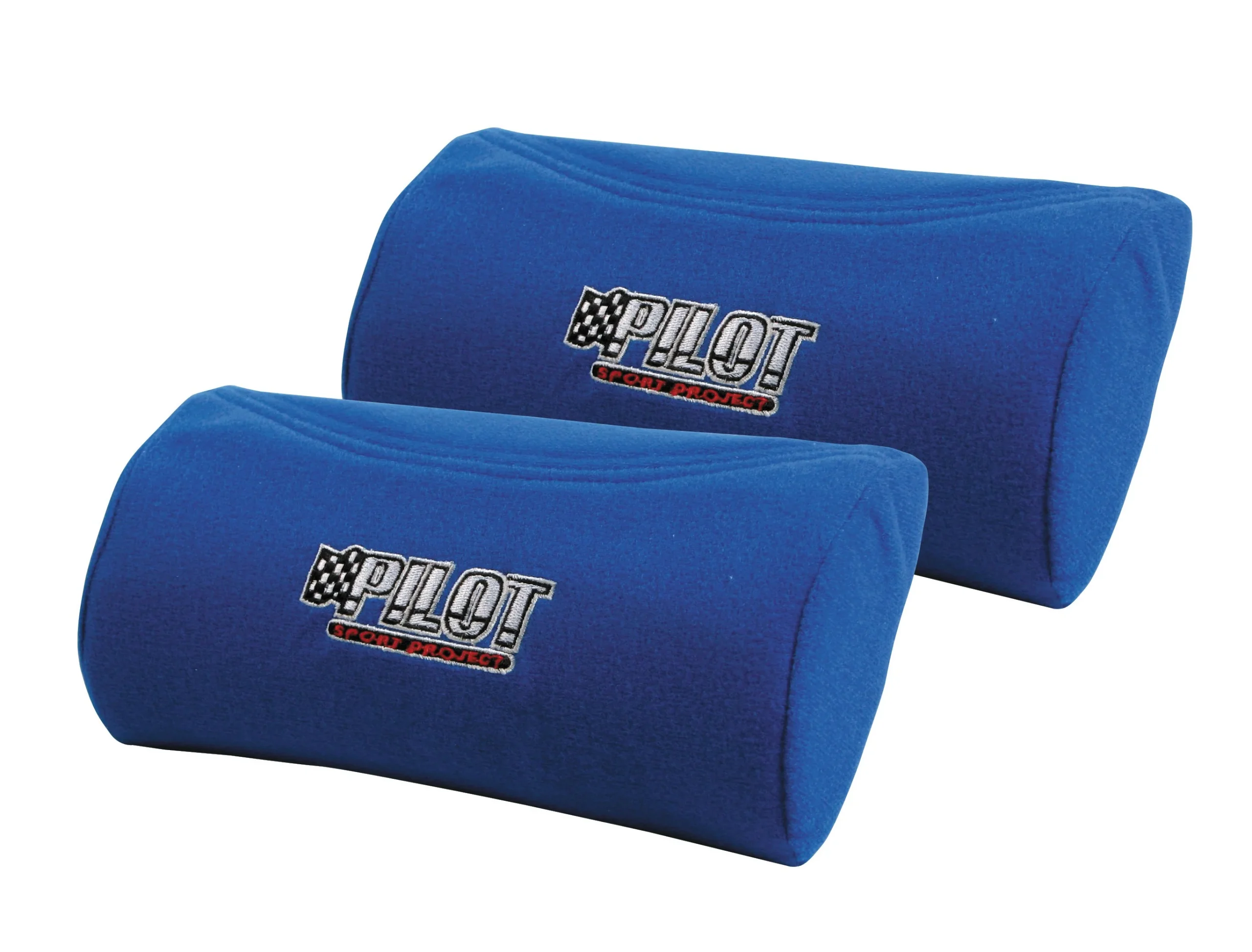 Racing Comfort, Pair of Neck Rest Headrests - Blue