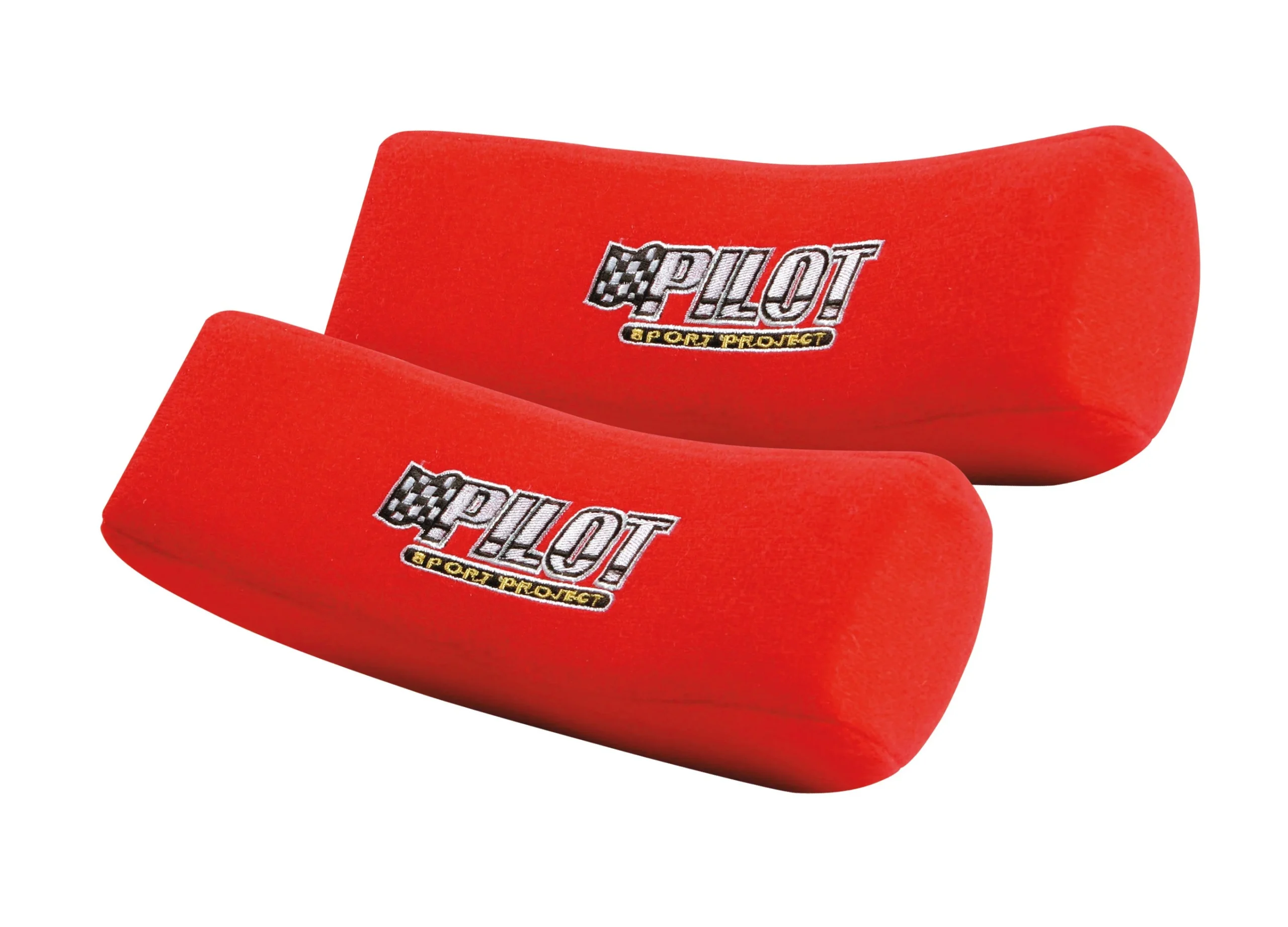 Racing Contour, Headrest Neck Rest Pair - Red