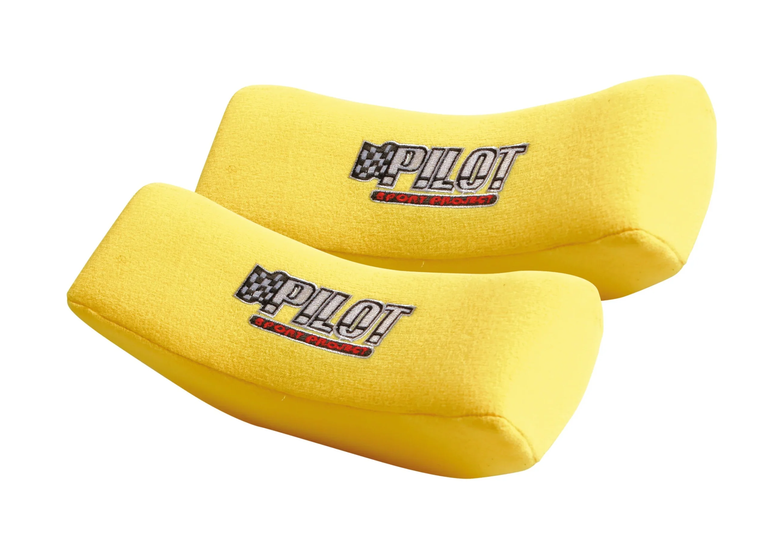 Racing Contour, Headrest Neck Rest Pair - Yellow