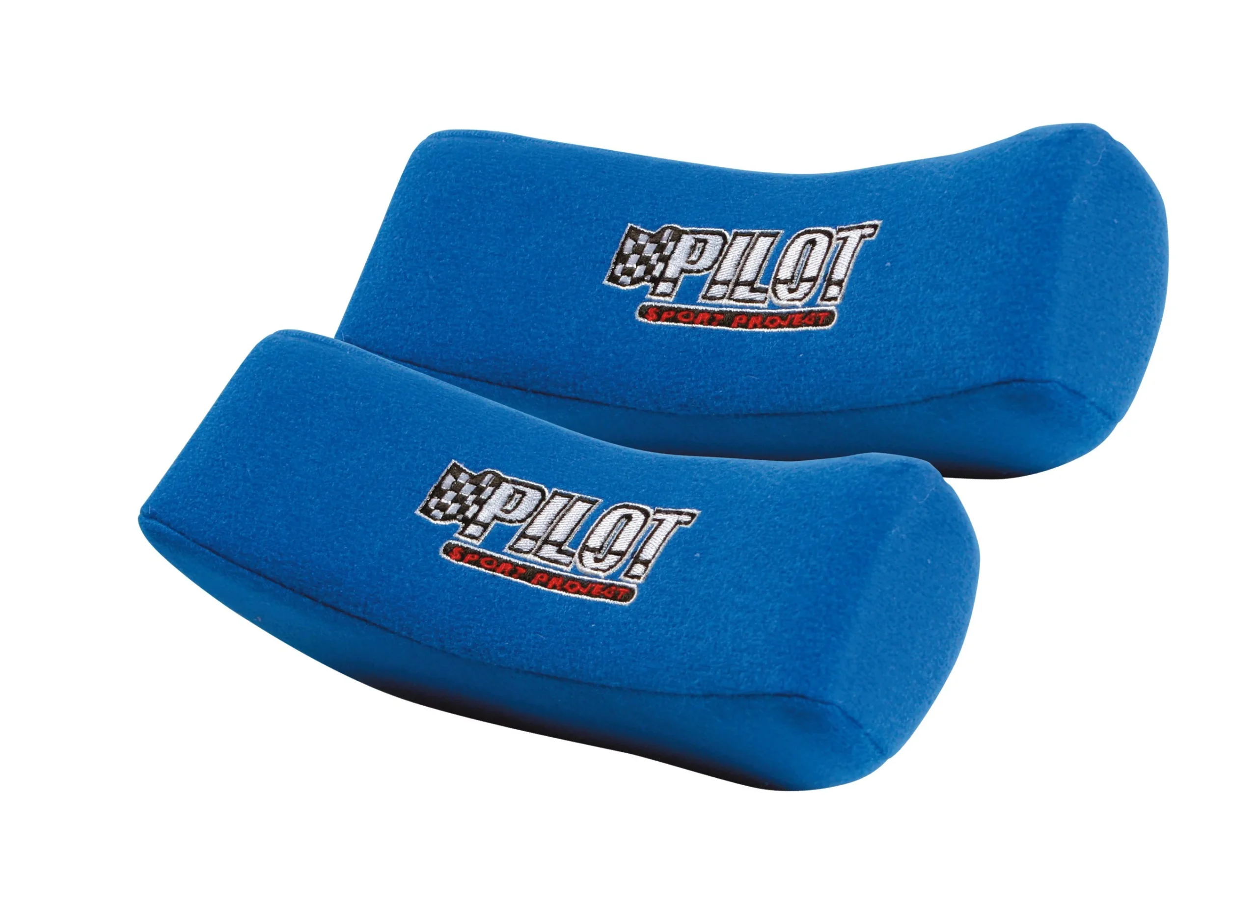 Racing Contour, Headrest Neck Rest Pair - Blue