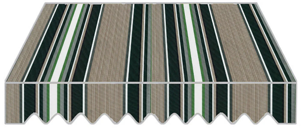 Tenda da Sole a Caduta 2x2,5m Tessuto in Poliestere Disegno P6002