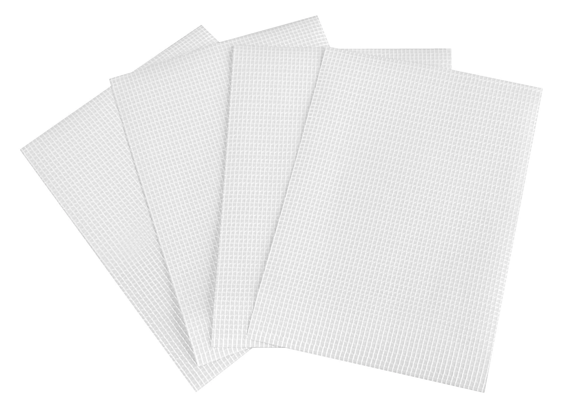 Set of 4 Adhesive Patches for Truck Tarpaulins - Transparent