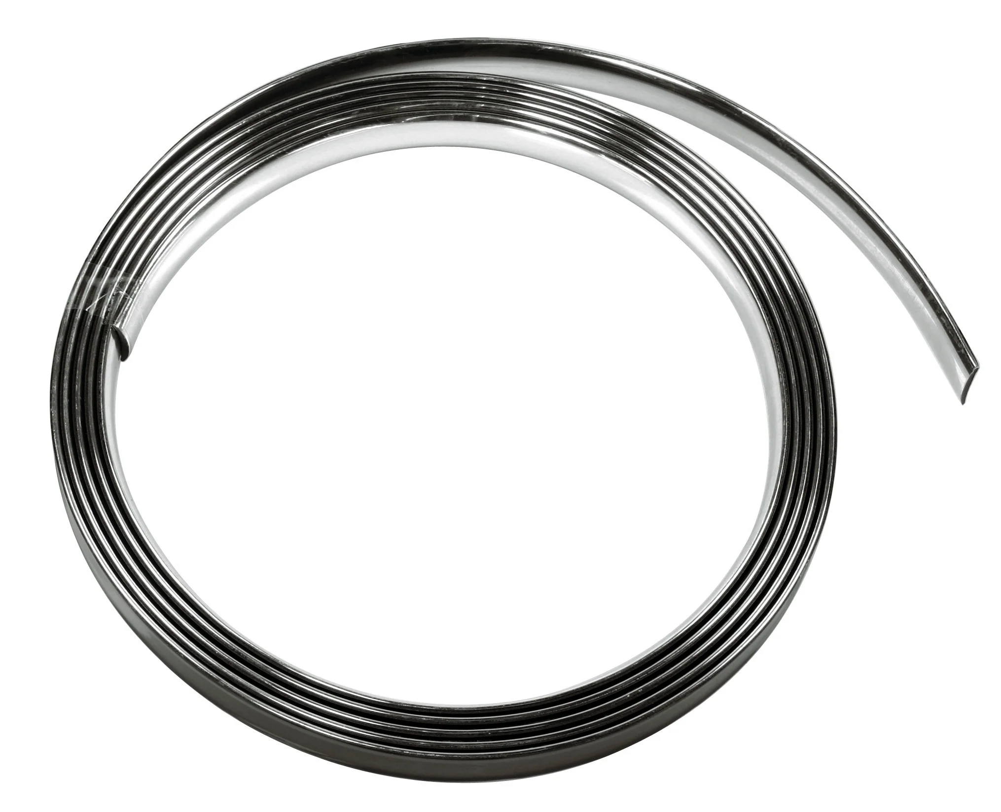 Chrome adhesive profile - 25 m - 14 mm