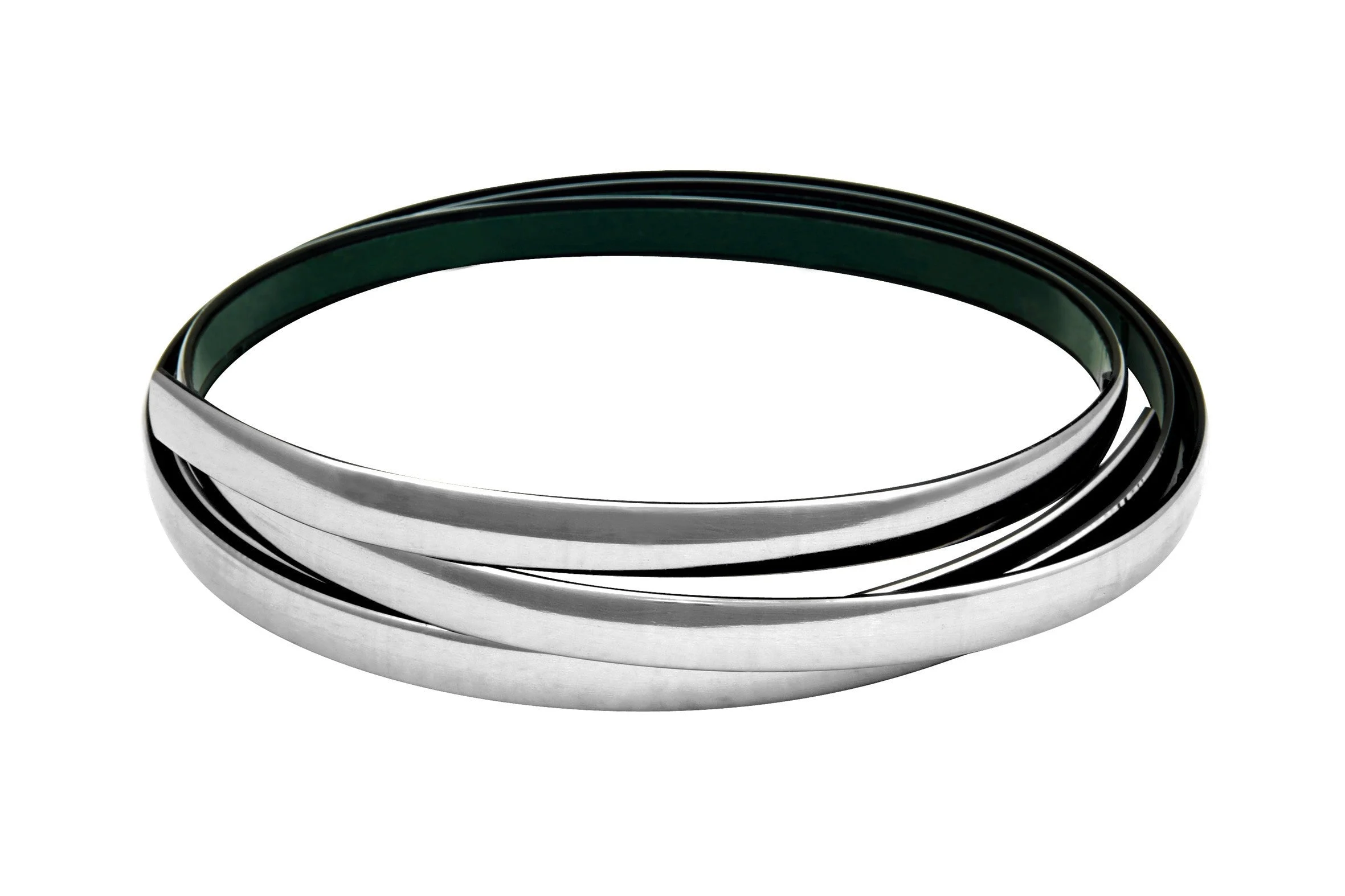Chrome adhesive profile - 4 m - 14 mm