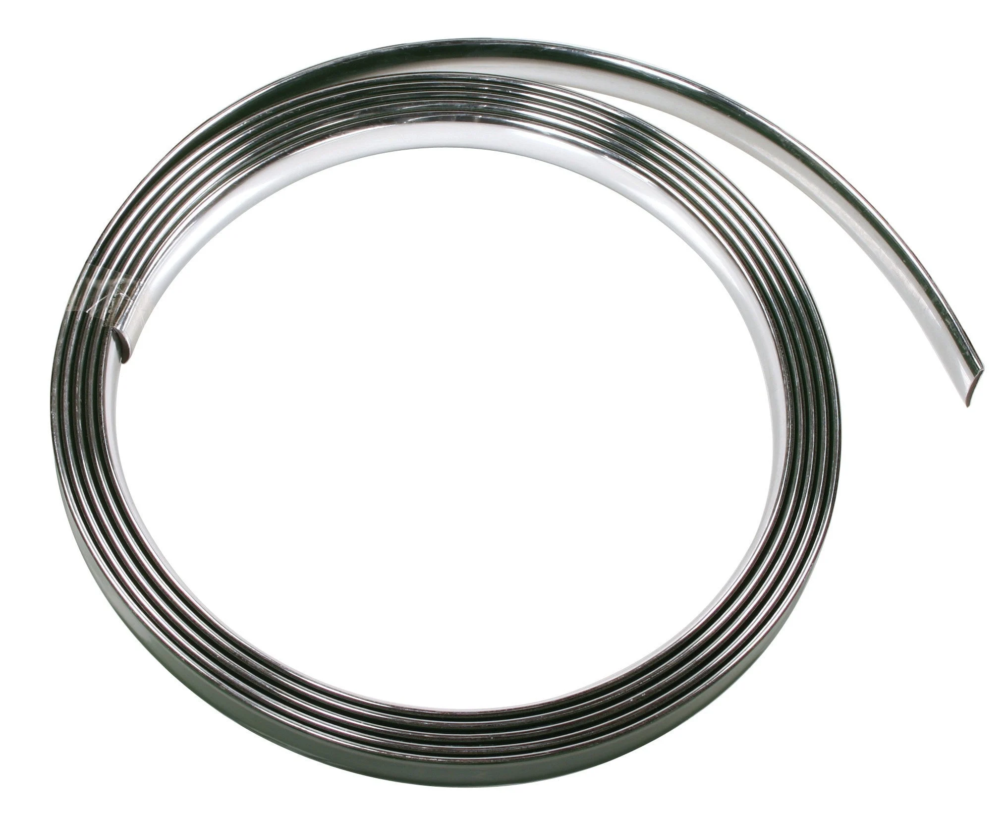 Chrome adhesive profile - 4 m - 21 mm