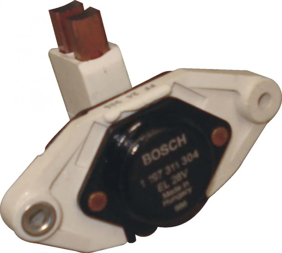 Alternator brush regulator