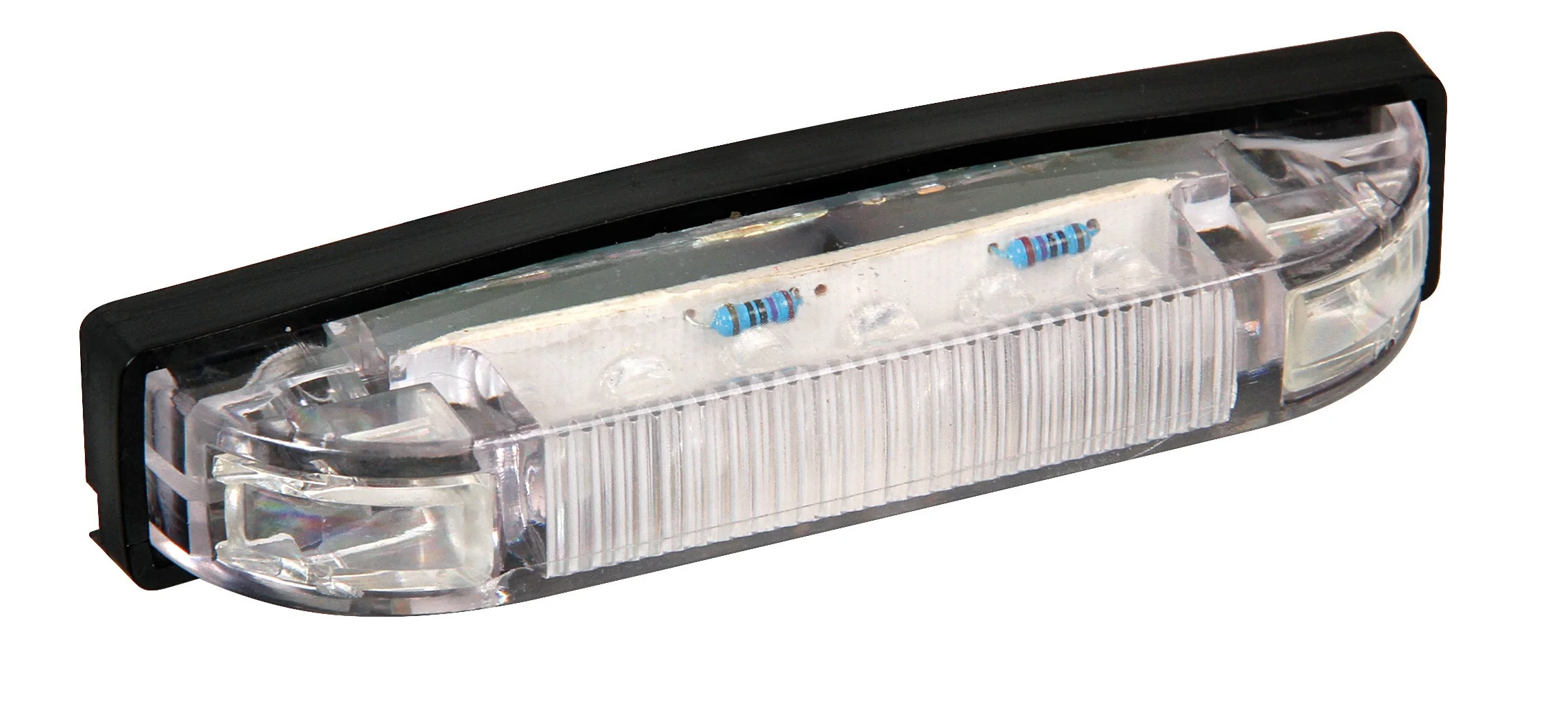 6 LED clearance light, 24V - Orange