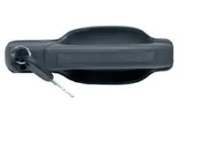 MANIGLIA PORTA DX C/CHIAVE GRIGIO SCURO