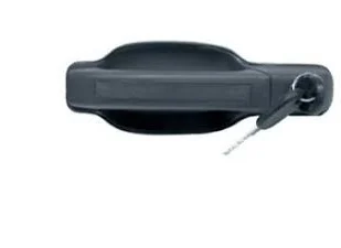 MANIGLIA PORTA SX C/CHIAVE GRIGIO SCURO