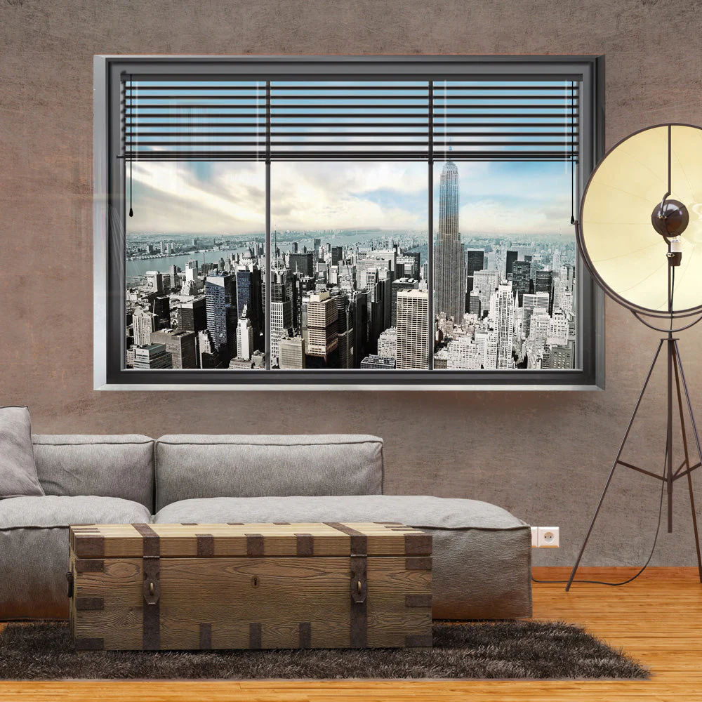 Fotomurale - Finestra Di New York Carta Da Parato Erroi