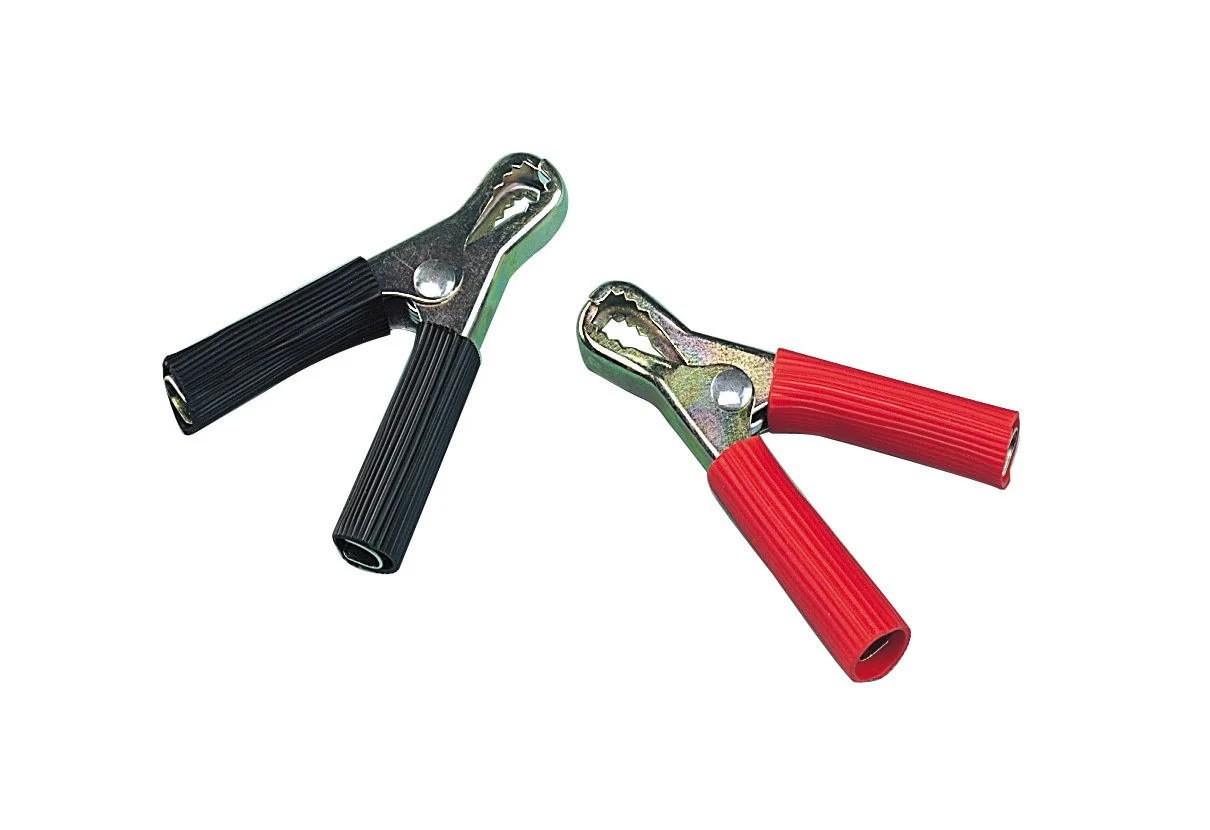 Pair of battery clamps - 7 cm - 40A