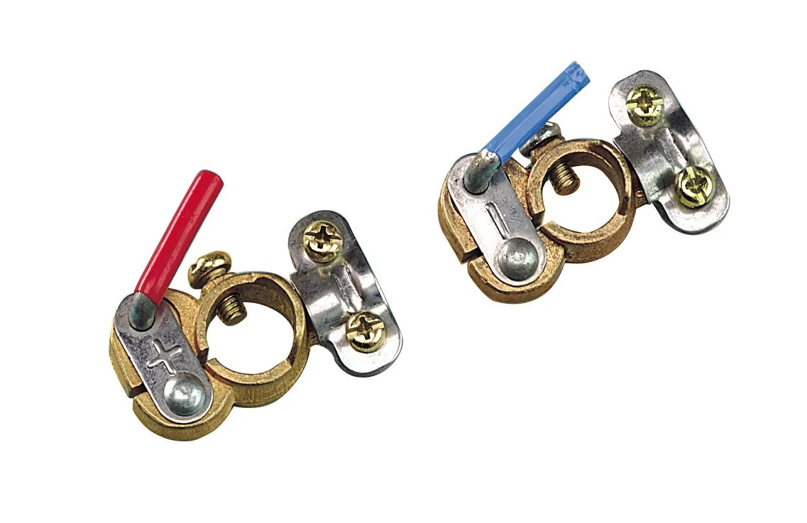 Quick battery clamps