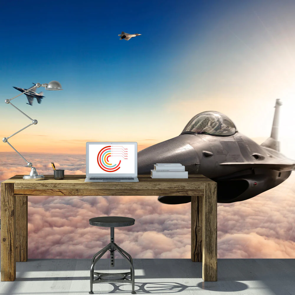 Fotomurale - F16 Fighter Jets Carta Da Parato Erroi