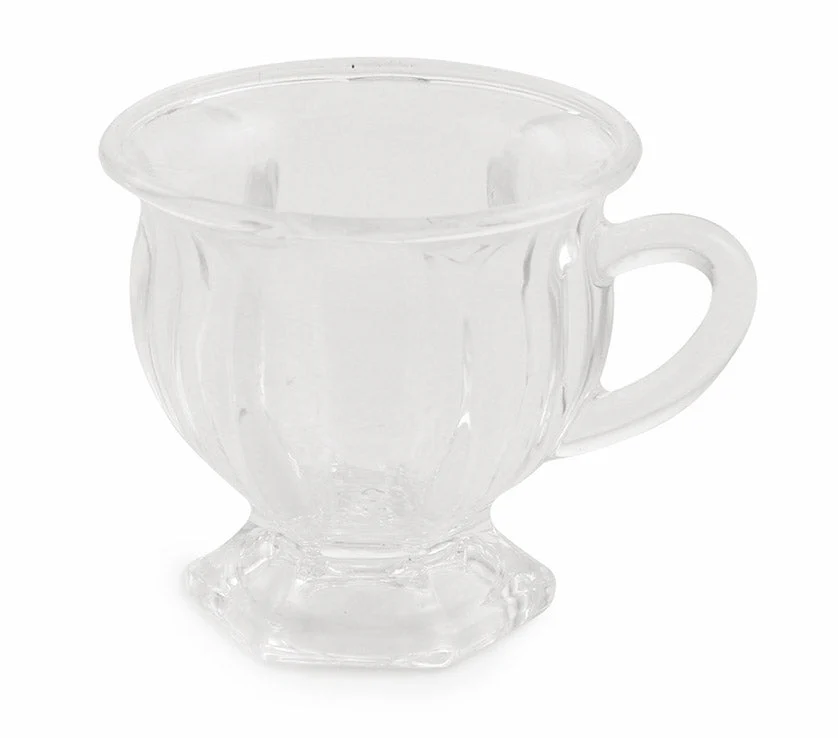 Set 15 Tazzine da Caffè Ø7x7 cm in Vetro Villa d'Este Home Tivoli Glass Trasparenti