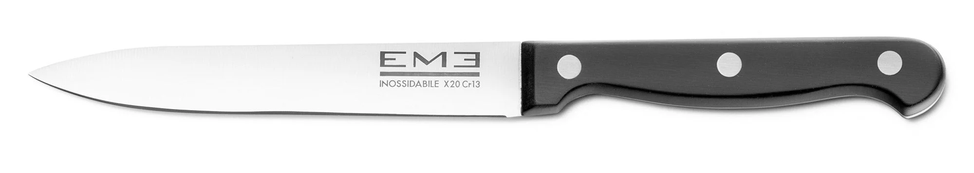 Coltello Spelucchino Lama 12,5 cm Manico in POM Rivettato Eme Rodeo