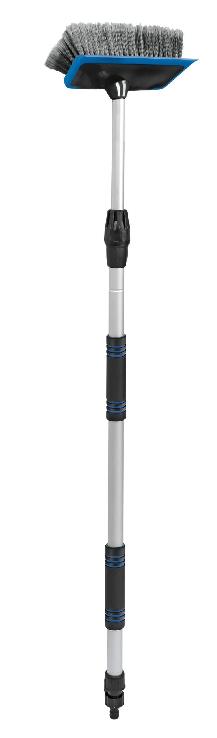 Hydrobrush set with telescopic handle, screw connection