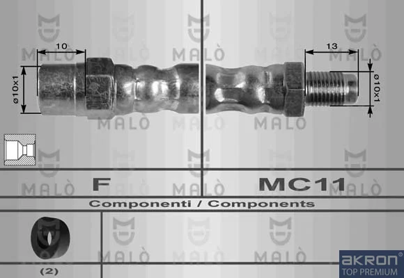 Bi-Level XL, hydrobrush set with telescopic handle, ring nut connection