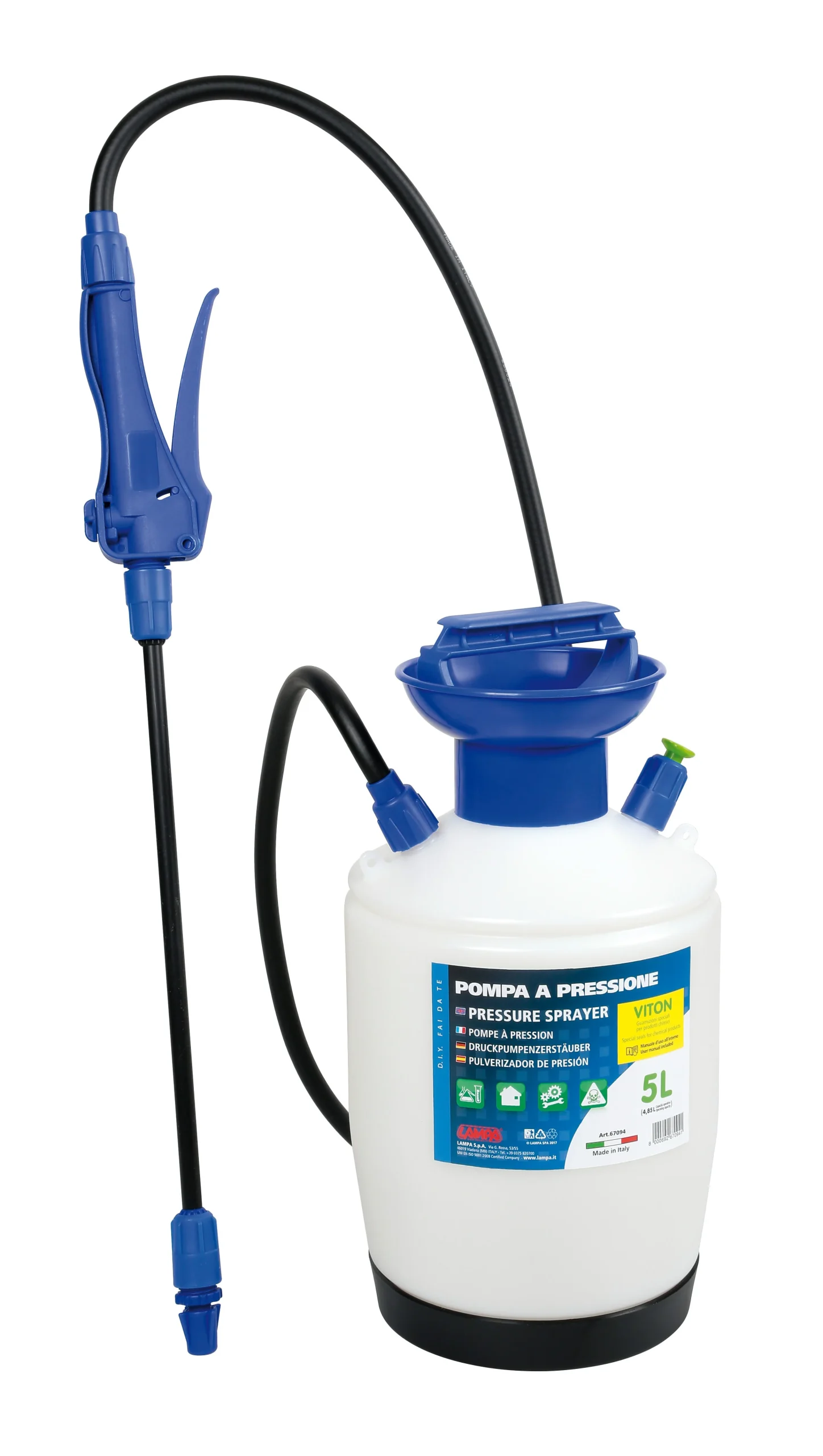 5 litre pressure pump with “Viton” seals
