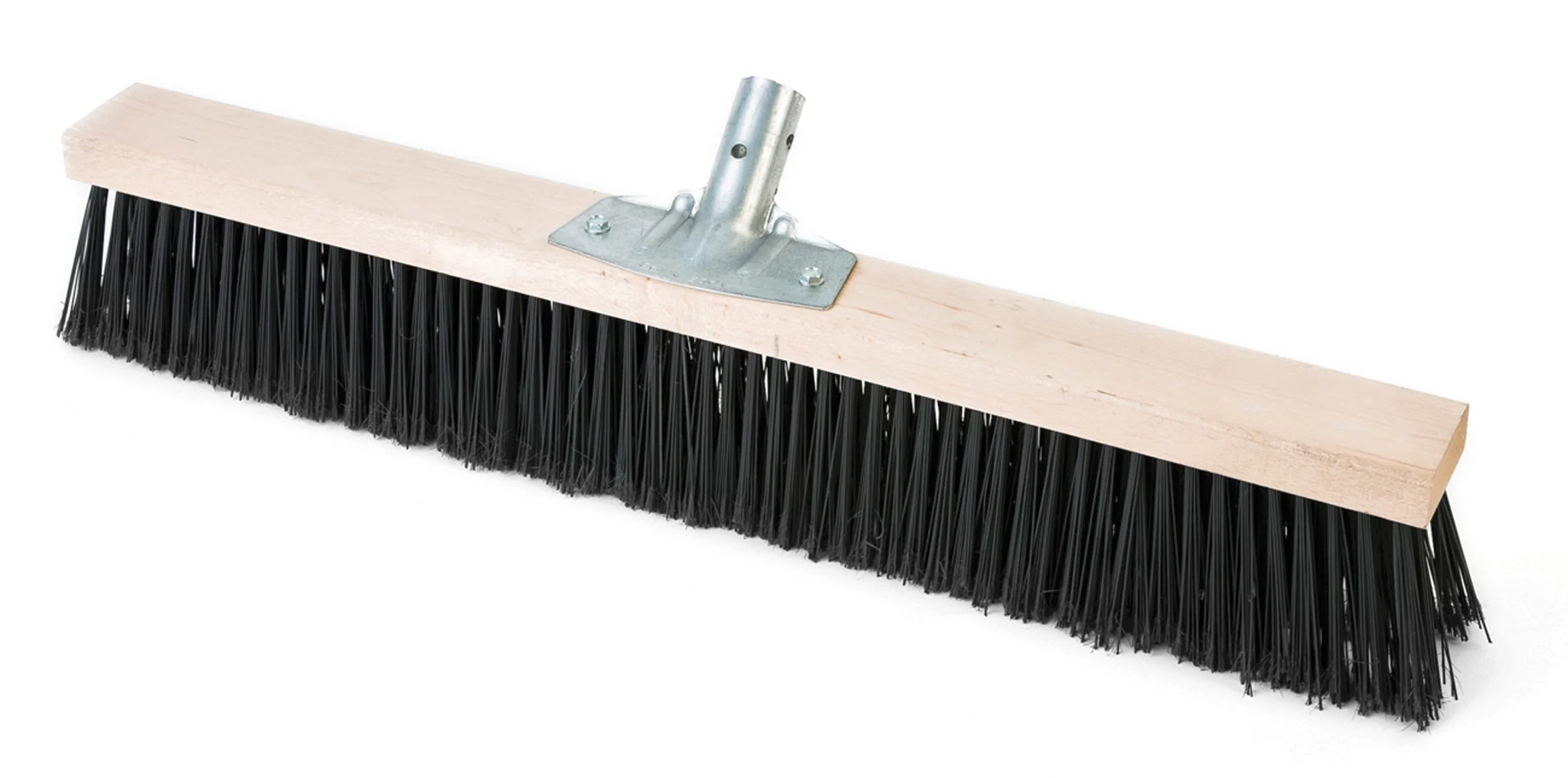 Industrial beech wood broom - 60 cm
