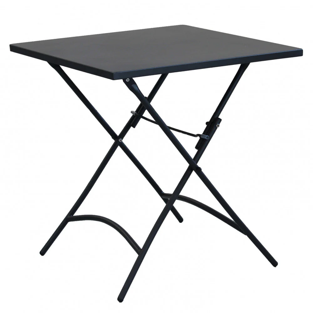 Tavolo Bristol 70x70x72 h cm in Acciaio Antracite