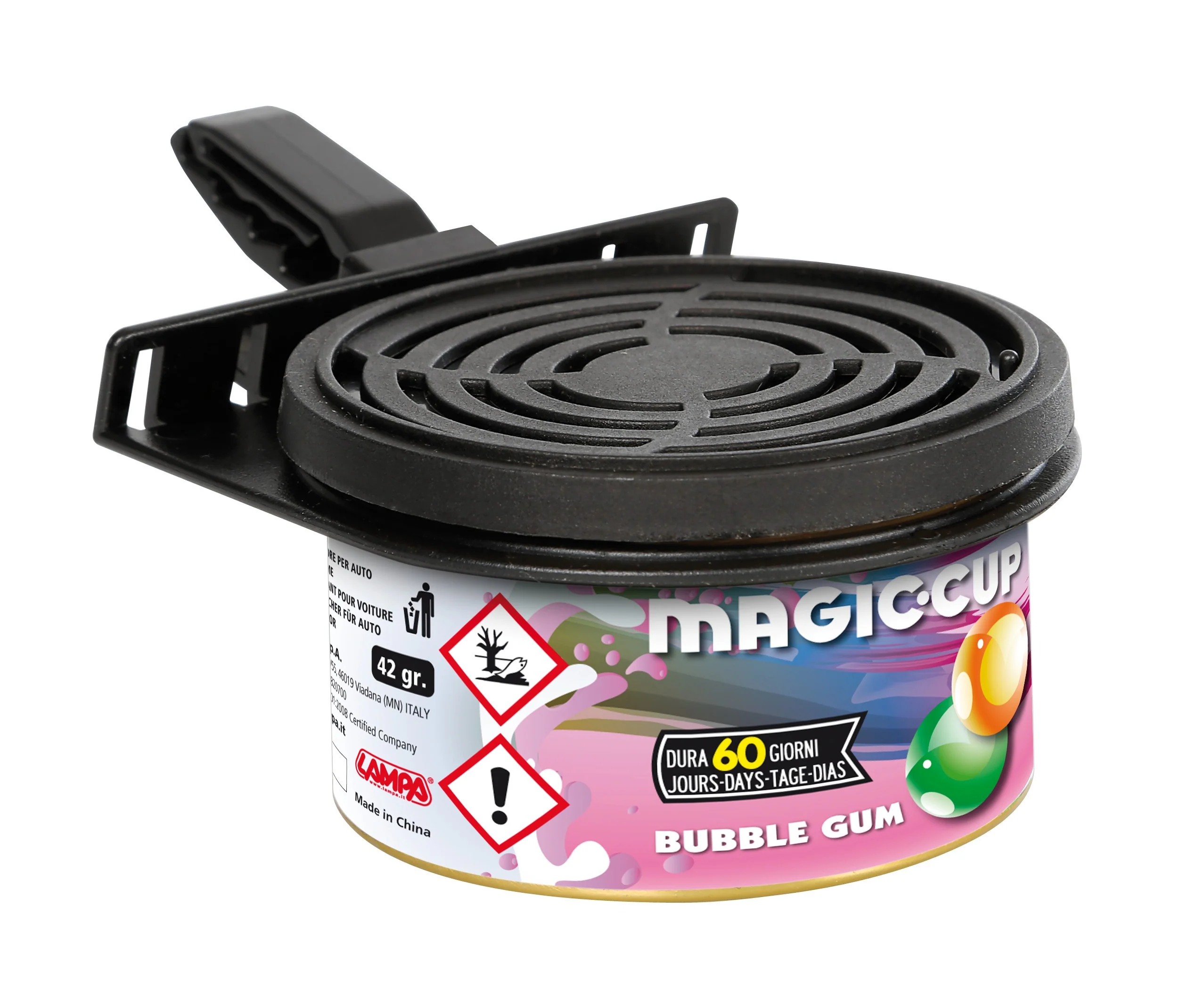 Magic Cup Vent-Clip Fashion, air freshener - Bubble Gum